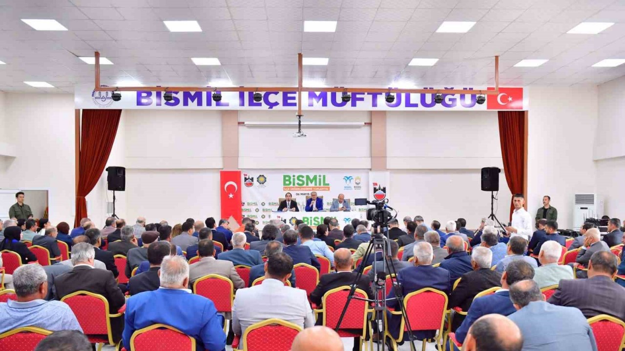 Vali Ali İhsan Su Bismil ilçesi muhtarlarıyla bir araya geldi