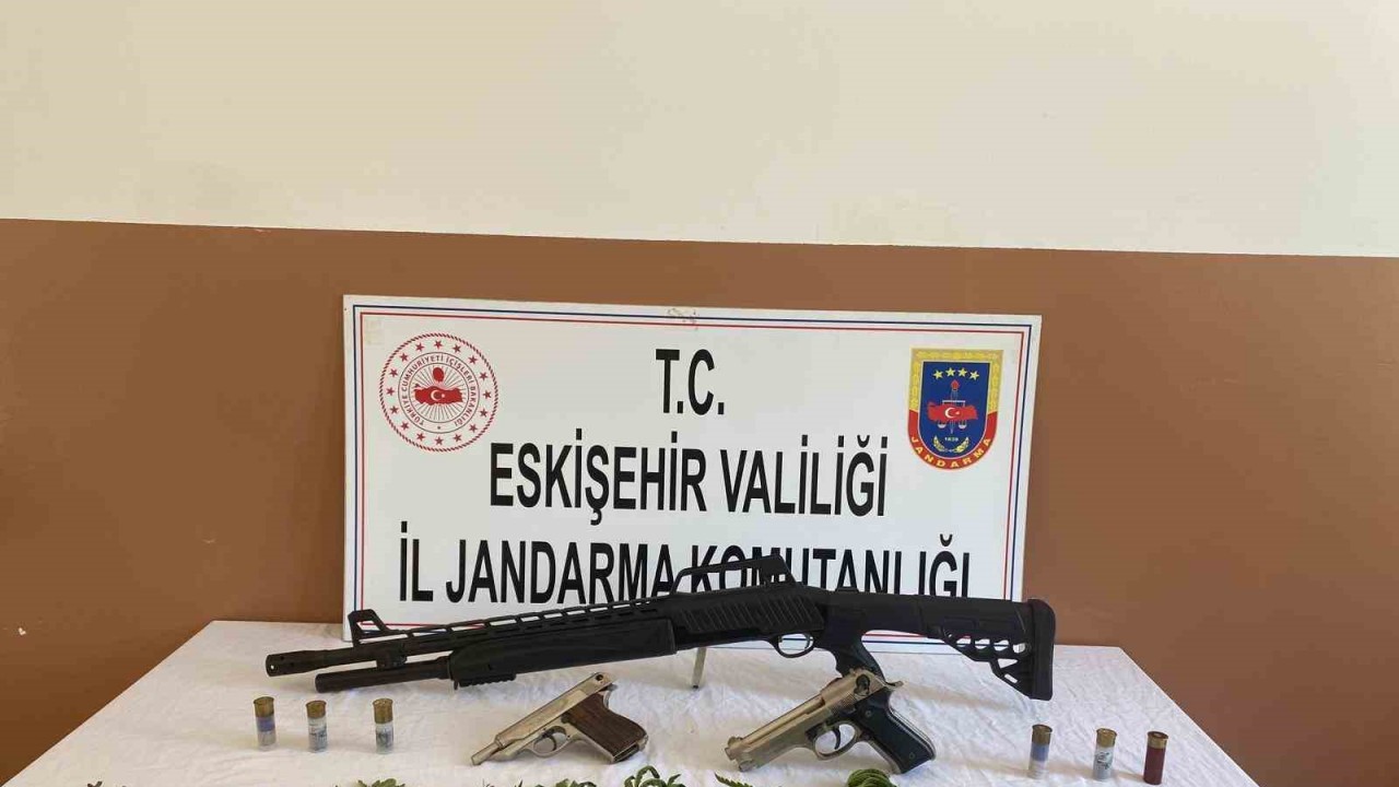 Yasa dışı esrar yetiştiren şahsın evine jandarmadan operasyon