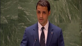 ATÜlü öğrenci BM kürsüsünden depremi anlattı