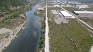 Bafra OSBnin 5,5 kilometrelik beton yolu tamam