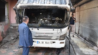 Bağlar Belediye Başkanı Beyoğlu, çöp aracının yakılmasına tepki gösterdi