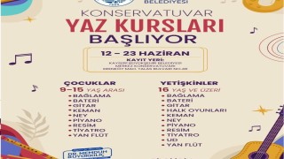 Büyükşehirin konservatuvar yaz kursları başlıyor