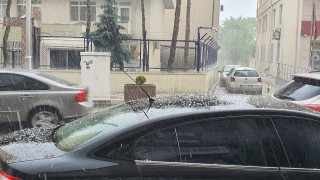 Çorumda dolu yağışı etkili oldu