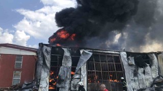 Edirnede kimyevi madde deposunda yangın