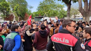 Edirnede vatandaşlar emniyete yürüdü