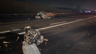 Gaziantepte feci kaza: Alev topuna dönen araçtaki 1 kişi yanarak öldü