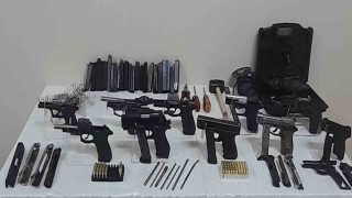 Gaziantepte kaçak silah imalathanesine baskın