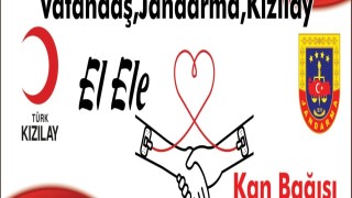 Jandarma vatandaş el ele kan bağış kampanyası düzenlenecek