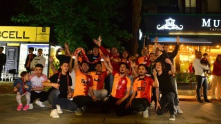 Kahramanmaraşta Galatasaray taraftarları şampiyonluğu coşkuyla kutladı