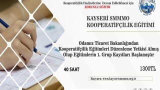 KSMMMO kooperatiflere eğitim verecek