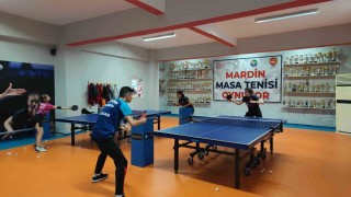 Mardinin masa tenisi kız takımı Avrupada boy gösterecek
