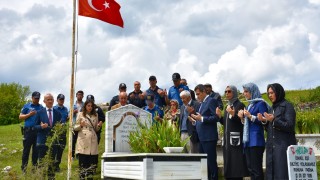 Şehit Cemalettin Topçu şahadetinin 46. yılında kabri başında anıldı