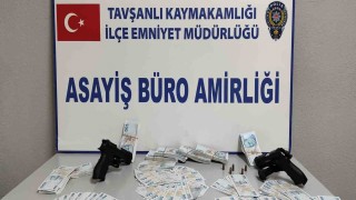 Tavşanlıda sahte para operasyonu