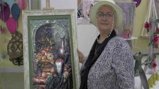 72 yaşında sanatı bırakmadı