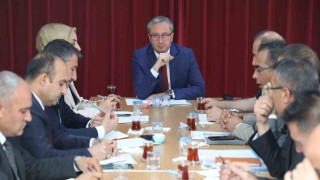 Ağrıda İlçe Milli Eğitim Müdürleri toplantısı yapıldı