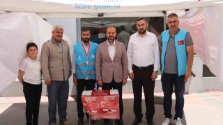 Ağrıda kurban bağış standı kuruldu