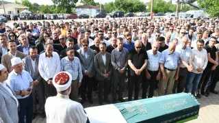 AK Parti Çanakkale Milletvekili Ayhan Giderin babası toprağa verildi