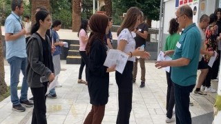 Alaşehirde ilk kez üniversite sınavı yapıldı