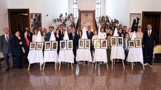 Anadolunun ilk lisesinde öğrencilerin eserleri büyük beğeni topladı