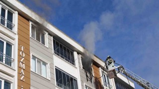 Apartmanda yangın paniği