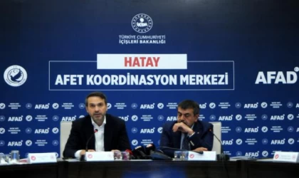 Bakanlar Bayraktar ve Tekin Hatay’da