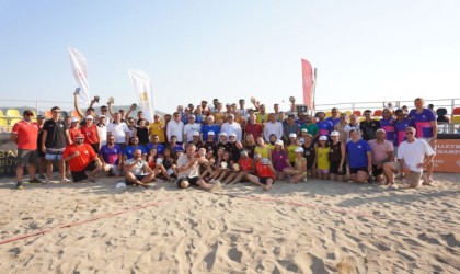 Balıkesirde Balkan Plaj Voleybolu şampiyonası ödül töreni yapıldı