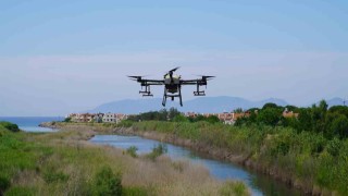 Balıkesirde hem karadan hem de havadan haşere ile mücadele