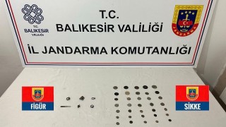 Balıkesirde jandarmadan tarihi eser operasyonu