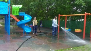 Başiskelede yaz temizliği başladı