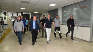 Başkan Ergünden sabah saatlerine kadar sel bölgesinde inceleme