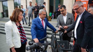 Başkan Işık, alternatif ulaşım aracını tanıttı