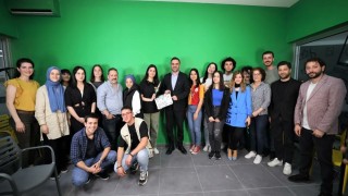 Başkan Özlü, geleceğin sinemacılarıyla bir araya geldi