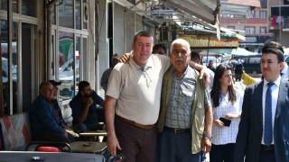 Başkan Tekin esnafları ziyaret etti