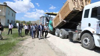 Başkan Vekili Aydın asfalt çalışmalarını inceledi