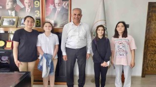 Başkan Yaman öğrencilerin sorularını cevapladı