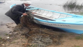 Beyşehir Gölü hayalet ağlardan temizleniyor