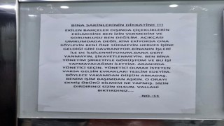 Bina yöneticisinin güldüren isyanı: “Yakamdan düşün, vallahi bıktırdınız”