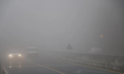 Bolu Dağında sis etkili oldu