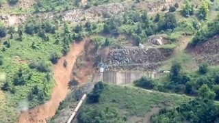 Boluda sağanak hayatı felç etti: Heyelan anı kamerada