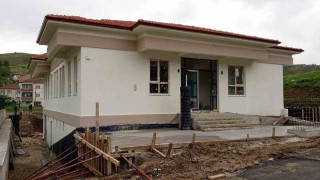 Bozüyükte yapımı devam eden cemevinde sona gelindi