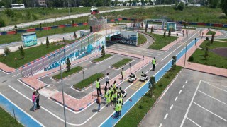 Bu parkurda 1 yılda 3 bin 800 öğrenciye eğitim verildi