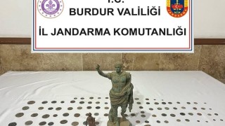 Burdurda tarihi eser operasyonu