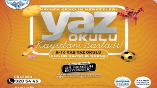 Büyükşehir KAYMEK yaz okulu ve LGS ön hazırlık kurs kayıtları sürüyor