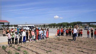 Büyükşehirin Doğal Ürünler Bahçesi, minikleri ağırladı