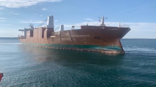 Çanakkale Boğazında kargo gemisi arızası yaptı