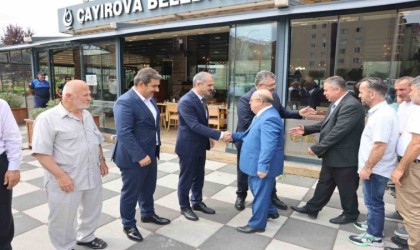 Çayırova protokolü kent bayramlaşmasında buluştu