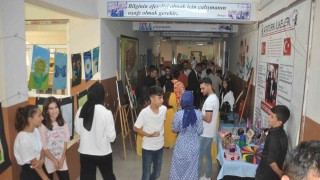 Cizrede Teknoloji ve Görsel Sanatlar sergisi