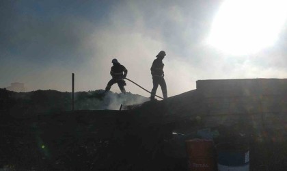 Çorumdaki hurdalık yangını kontrol altına alındı