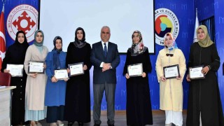 Deprem bölgesinde görev alan personele ‘Başarı Belgesi verildi