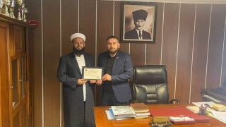 Deprem bölgesinde görev yapan din görevlilerine başarı belgesi